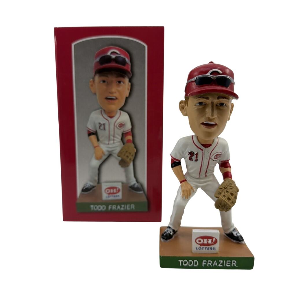 MLB Cincinnati Reds Bobblehead 2013 Todd Frazier OH! Lottery New in Box